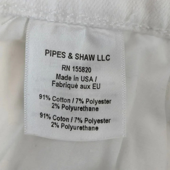 Veronica Beard Jeans  24 White Kate Skinny High Rise Snap Button side NEW - Picture 5 of 15